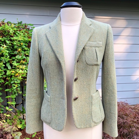 Lauren Ralph Lauren Jackets & Blazers - Lauren Ralph Lauren Tweed Blazer Green 6P